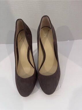 Brian Atwood Women's Suede Pumps in Brown